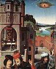 Famous John Paintings - St John Altarpiece [detail 3, left wing]